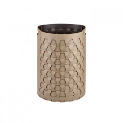 Colombo Adj Круглая корзина Dubai D40хH57см., напольная, цвет: капучино/шоколад