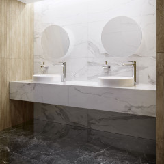 Смеситель Kludi Ameo 412960575 для раковины-чаши,высота излива 20.5 см