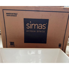 SIMAS Agile AG60 bi Раковина накладная 600*400 мм (белый глянцевый)