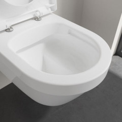 Villeroy&Boch Architectura Комплект Унитаз-подвесной 370*530*330мм+ сиденье с функцией QuickRelease, Softclose, цвет альпийский белый