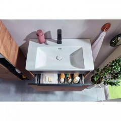 Villeroy&Boch Subway 3.0 Раковина для установки на тумбу 800*470мм, с 1 отв. под смеситель, с переливом, нешлифован.цвет альпийский белый