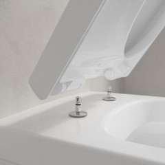 Villeroy&Boch Architectura Комплект Унитаз-подвесной 370*530*330мм+ сиденье с функцией QuickRelease, Softclose, цвет альпийский белый