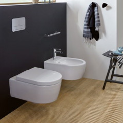Villeroy&Boch Avento Комплект унитаз-подвесной 370*530*310мм+ сиденье QuickRelease, SoftClose, цвет альпийский белый