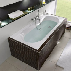 Villeroy&Boch Oberon Ванна прямоугольная 1600*750*450, с комплектом ножек, цвет белый (БЕЗ СЛИВА-ПЕРЕЛИВА)