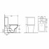Унитаз напольный, безободковый Aquatek Optima Square 650x340x770, крышка-сиденье дюропласт, легкосъемное с микролифтом