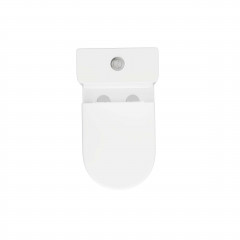 Унитаз напольный, безободковый Aquatek Optima 650x340x770, крышка-сиденье дюропласт, легкосъемное с микролифтом