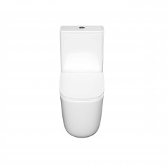 Унитаз напольный, безободковый, система смыва торнадо, Aquatek Optima Plus Square 620x355x790, крышка-сиденье дюропласт, легкосъемное с микролифтом