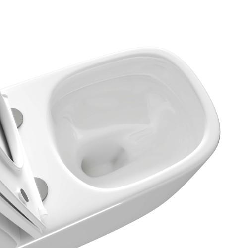 Унитаз напольный, безободковый, система смыва торнадо, Aquatek Optima Plus Square 620x355x790, крышка-сиденье дюропласт, легкосъемное с микролифтом