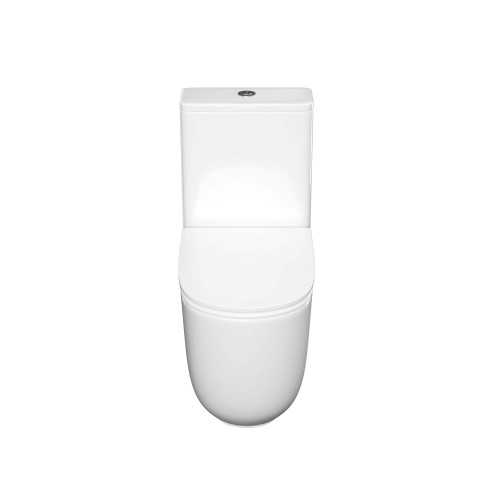 Унитаз напольный, безободковый, система смыва торнадо, Aquatek Optima Plus 620x355x790, крышка-сиденье дюропласт, легкосъемное с микролифтом