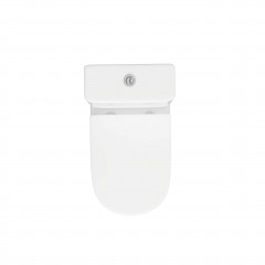 Унитаз напольный, безободковый, система смыва торнадо, Aquatek Optima Plus 620x355x790, крышка-сиденье дюропласт, легкосъемное с микролифтом