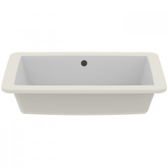 Ideal Standard Strada Раковина 595х440 мм, прямоугольная с переливом, встраиваемая снизу без отв. под смес., с крепежом, цвет: белый глянец
