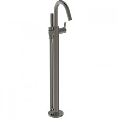 Ideal Standard Joy Смеситель для ванны, напольный, с ручным душем Stick, шланг Idealflex 125см, без A6133NU, цвет: PVD Magnetic Grey