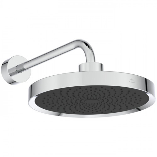 Ideal Standard Solos верхний душ 33см, с LED-подсветкой, с настенным держателем 40см, цвет: хром