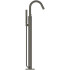 Ideal Standard Joy Смеситель для ванны, напольный, с ручным душем Stick, шланг Idealflex 125см, без A6133NU, цвет: PVD Magnetic Grey