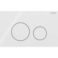 Geberit Sigma40 Клавиша для двойного смыва, круглая: Белый