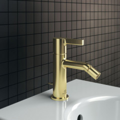 Ideal Standard Joy Смеситель для биде, на 1 отв, с донным клапаном, цвет: PVD Brushed Gold