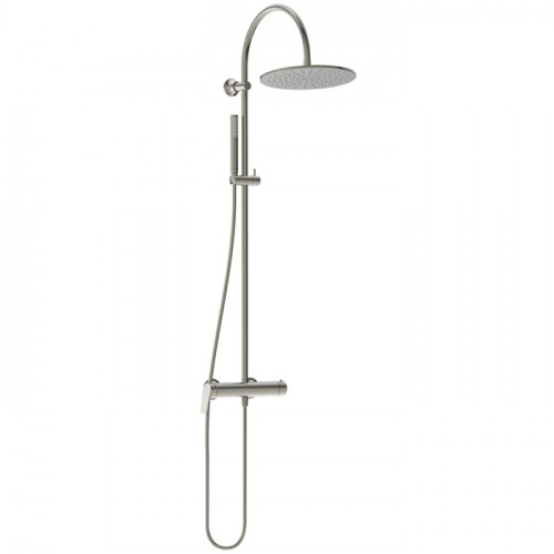 Ideal Standard La Dolce Vita Душевая стойка, смеситель для душа, верхний душ 30см, руч.душ Stick, шланг Idealflex 175см, цвет: PVD Silver Storm