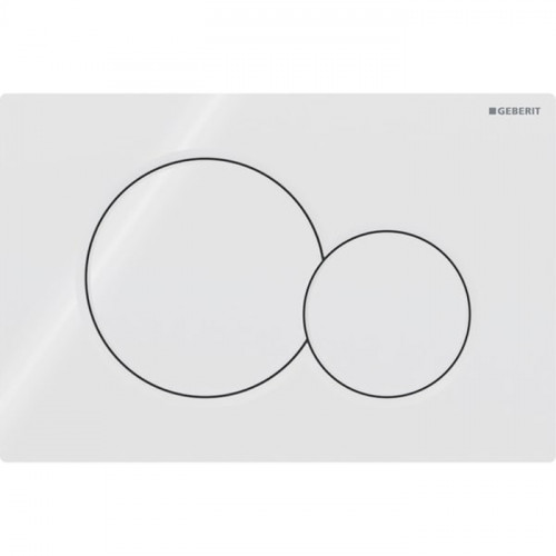 Geberit Sigma01 Клавиша для двойного смыва, круглая: Белый (замена 115.770.10/CG/DK/EP/FB/FR/LA.5, 115.776.11.5)