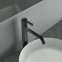 Ideal Standard Joy Смеситель для раковины, на 1 отв, высокий, цвет: PVD Magnetic Grey