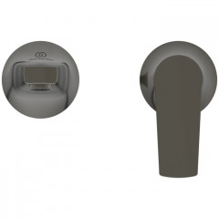 Ideal Standard La Dolce Vita Смеситель для раковины, встраиваемый, излив: 21см, без комплектом №1 A1313NU, цвет: PVD Magnetic Grey