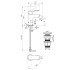 Ideal Standard Ceralife O Смеситель для биде H120, без донного клапана, цвет: хром