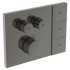 Ideal Standard Ceratherm Navigo Solos Смеситель для душа, встраиваемый, термостатический, без комплектом EASY-BOX A1000NU, цвет: PVD Magnetic Grey