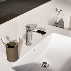 Ideal Standard Ceralife O Смеситель для раковины H120, без донного клапана, цвет: хром