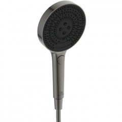 Ideal Standard Solos Душевая стойка с термостатич.смесителем для душа, верхний душ 33см, руч.душ, шланг 175см, без A1070NU, цвет: PVD Magnetic Grey