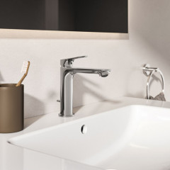 Ideal Standard Ceralife O Смеситель для раковины H120, без донного клапана, цвет: хром