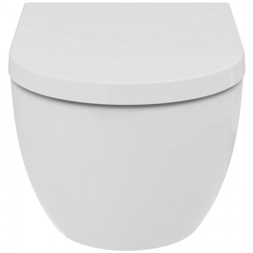 Ideal Standard Blend Curve Унитаз подвесной 545х360 мм безободковый RimLS+ с покрытием Ideal Plus, с крепежом для скрытого монтажа, цвет: белый глянец