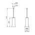 Ideal Standard La Dolce Vita Туалетный ёршик, напольный, цвет: PVD Magnetic Grey