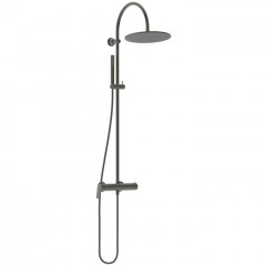 Ideal Standard La Dolce Vita Душевая стойка, смеситель для душа, верхний душ 30см, руч.душ Stick, шланг Idealflex 175см, цвет: PVD Magnetic Grey