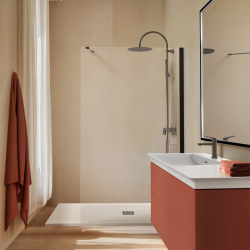 Ideal Standard La Dolce Vita Душевая стойка, смеситель для душа, верхний душ 30см, руч.душ Stick, шланг Idealflex 175см, цвет: PVD Magnetic Grey