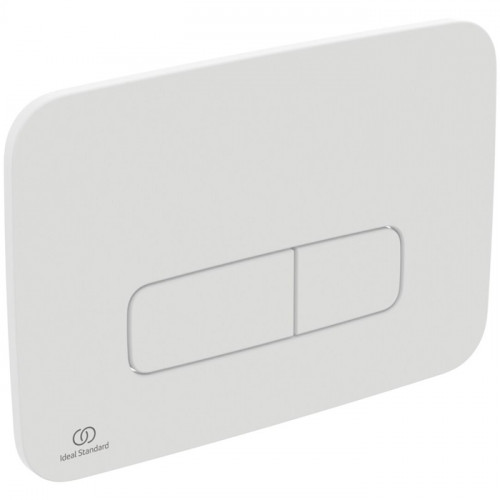 Ideal Standard Oleas M1 Механическая панель смыва, двойной смыв, покрытие soft touch цвет: белый матовый