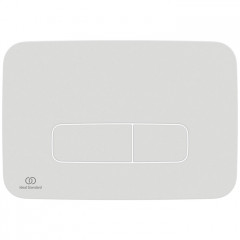 Ideal Standard Oleas M1 Механическая панель смыва, двойной смыв, покрытие soft touch цвет: белый матовый