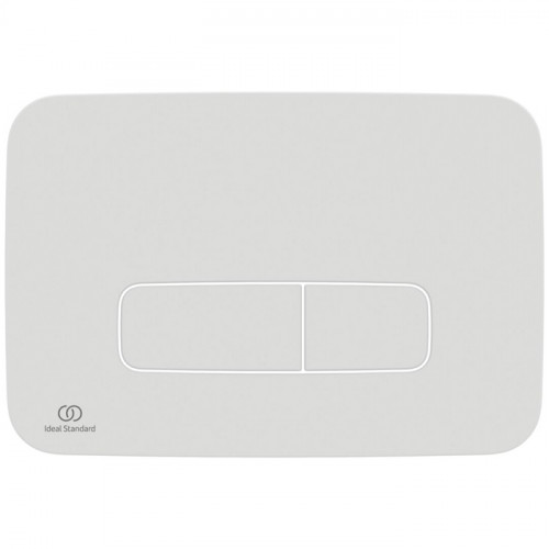 Ideal Standard Oleas M1 Механическая панель смыва, двойной смыв, покрытие soft touch цвет: белый матовый