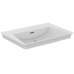 Ideal Standard La Dolce Vita Раковина 660х470хh125 мм, подвесная/накладная, без отв, с переливом и крепежом, покрытие: Diamatec® цвет: белый глянец