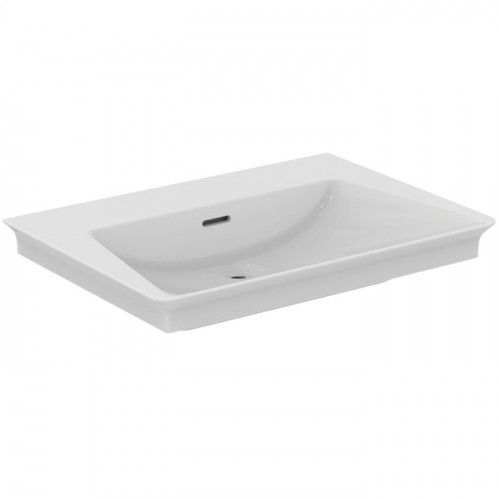 Ideal Standard La Dolce Vita Раковина 660х470хh125 мм, подвесная/накладная, без отв, с переливом и крепежом, покрытие: Diamatec® цвет: белый глянец