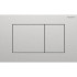 Geberit Sigma40 Клавиша для двойного смыва, квадратная: Матированный, легкоочищ. покр.