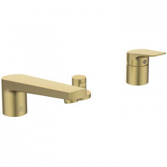 Ideal Standard La Dolce Vita Смеситель для ванны, на 4 отв, с ручным душем, цвет: PVD Brushed Gold