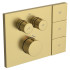 Ideal Standard Ceratherm Navigo Solos Смеситель для душа, встраиваемый, термостатический, без комплектом EASY-BOX A1000NU, цвет: PVD Brushed Gold