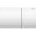Geberit Sigma70 Клавиша для двойного смыва, квадратная: Матированный, легкоочищ. покр., B=25см (замена 115.620.FW.1, 115.625.FW.1)