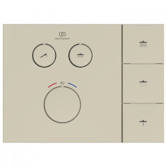 Ideal Standard Ceratherm Navigo Solos Смеситель для душа, встраиваемый, термостатический, без комплектом EASY-BOX A1000NU, цвет: PVD Silver Storm