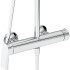 Ideal Standard La Dolce Vita Душевая стойка, смеситель для душа, верхний душ 30см, руч.душ Stick, шланг Idealflex 175см, цвет: хром
