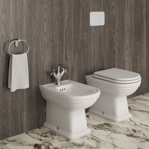 Ideal Standard Calla Унитаз приставной 54.5х36.5см, с сиденьем, цвет: белый