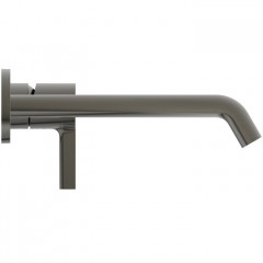 Ideal Standard Joy Смеситель для раковины, встраиваемый, излив: 22.5см, без комплектом №1 A1313NU, цвет: PVD Magnetic Grey