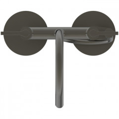 Ideal Standard Joy Neo Смеситель для ванны, напольный, с душевым набором, шлангом IDEALFLEX® 125см, цвет: PVD Magnetic Grey