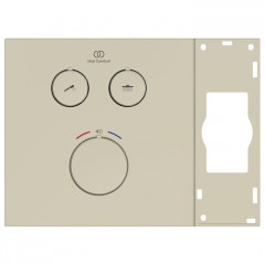 Ideal Standard Ceratherm Navigo Solos Смеситель для душа, встраиваемый, термостатический, без комплектом EASY-BOX A1000NU, цвет: PVD Silver Storm