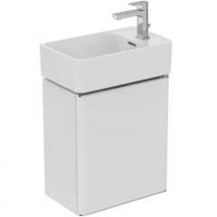 Ideal Standard Strada 2 Guest Раковина 450х270 мм, подвесная, с отв. под смес. справа , с крепежом и керам крышкой, цвет: белый глянец