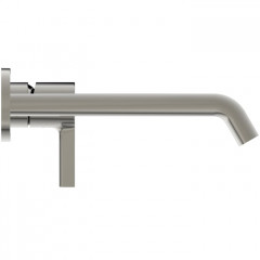 Ideal Standard Joy Cмеситель для раковины, встраиваемый, излив: 22.5см, без комплектом №1 A1313NU, цвет: PVD Silver Storm